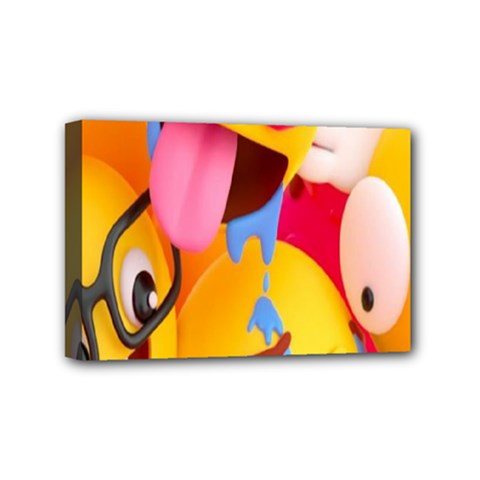 Emojis, Emoji, Hd Phone Wallpaper Mini Canvas 6  X 4  (stretched) by nateshop