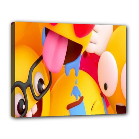 Emojis, Emoji, Hd Phone Wallpaper Canvas 14  X 11  (stretched) by nateshop