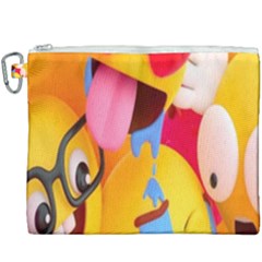 Emojis, Emoji, Hd Phone Wallpaper Canvas Cosmetic Bag (xxxl) by nateshop