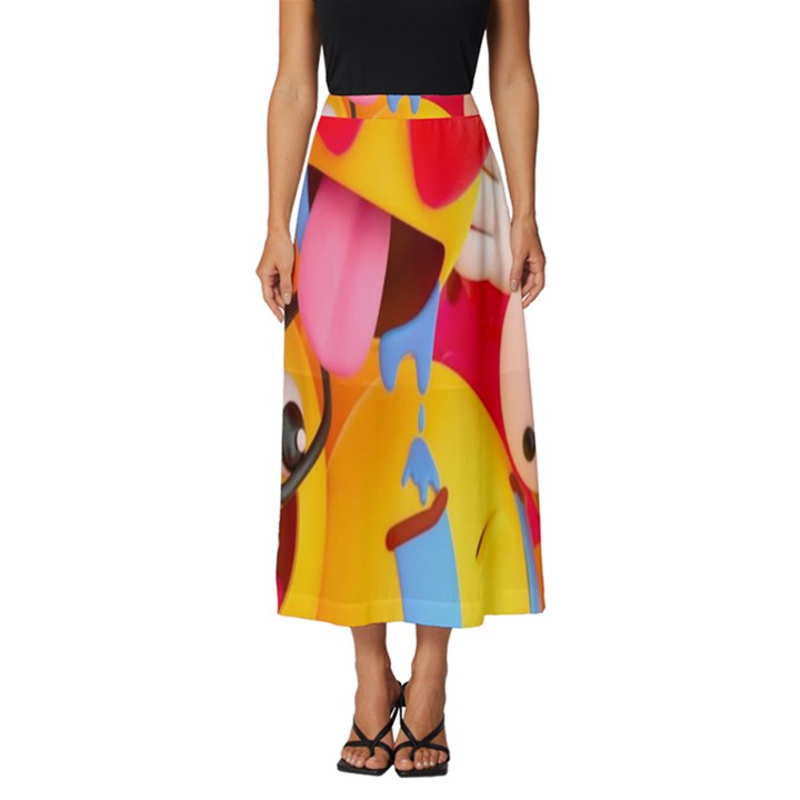 Emojis, Emoji, Hd Phone Wallpaper Classic Midi Chiffon Skirt