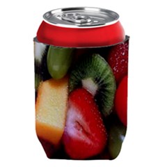 Fruits, Food, Green, Red, Strawberry, Yellow Can Holder by nateshop