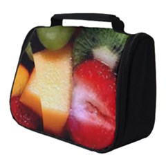 Fruits, Food, Green, Red, Strawberry, Yellow Full Print Travel Pouch (small) by nateshop