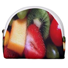 Fruits, Food, Green, Red, Strawberry, Yellow Horseshoe Style Canvas Pouch by nateshop