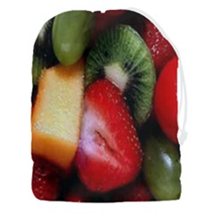 Fruits, Food, Green, Red, Strawberry, Yellow Drawstring Pouch (3xl) by nateshop