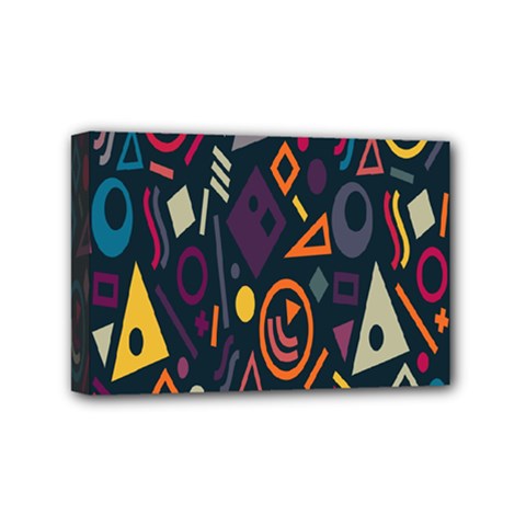 Inspired By The Colours And Shapes Mini Canvas 6  X 4  (stretched) by nateshop