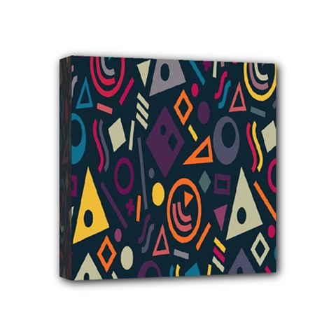 Inspired By The Colours And Shapes Mini Canvas 4  X 4  (stretched) by nateshop