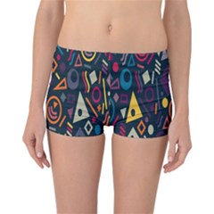 Inspired By The Colours And Shapes Reversible Boyleg Bikini Bottoms by nateshop