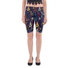 Inspired By The Colours And Shapes Yoga Cropped Leggings by nateshop