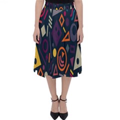 Inspired By The Colours And Shapes Classic Midi Skirt by nateshop