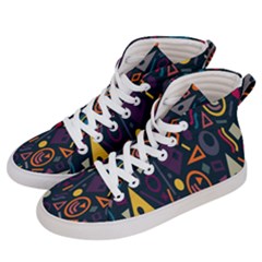 Inspired By The Colours And Shapes Men s Hi-top Skate Sneakers by nateshop