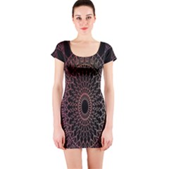 Mandala   Lockscreen , Aztec Short Sleeve Bodycon Dress by nateshop