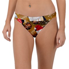 Cartoons, Disney, Merry Christmas, Minnie Band Bikini Bottoms by nateshop