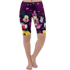 Cartoons, Disney, Mickey Mouse, Minnie Cropped Leggings  by nateshop