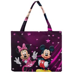 Cartoons, Disney, Mickey Mouse, Minnie Mini Tote Bag by nateshop