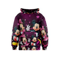 Cartoons, Disney, Mickey Mouse, Minnie Kids  Pullover Hoodie by nateshop
