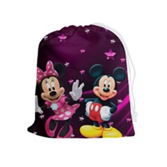 Cartoons, Disney, Mickey Mouse, Minnie Drawstring Pouch (xl)