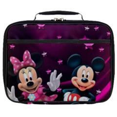 Cartoons, Disney, Mickey Mouse, Minnie Full Print Lunch Bag by nateshop