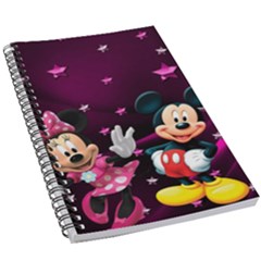 Cartoons, Disney, Mickey Mouse, Minnie 5 5  X 8 5  Notebook