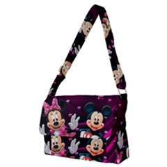 Cartoons, Disney, Mickey Mouse, Minnie Full Print Messenger Bag (m) by nateshop