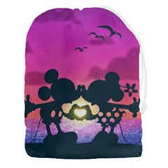 Mickey And Minnie, Mouse, Disney, Cartoon, Love Drawstring Pouch (3xl)