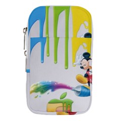 Mickey Mouse, Apple Iphone, Disney, Logo Waist Pouch (large) by nateshop