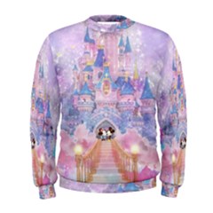Disney Castle, Mickey And Minnie Men s Sweatshirt by nateshop