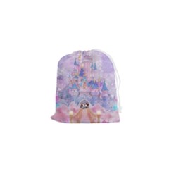 Disney Castle, Mickey And Minnie Drawstring Pouch (xs) by nateshop