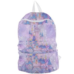 Disney Castle, Mickey And Minnie Foldable Lightweight Backpack by nateshop