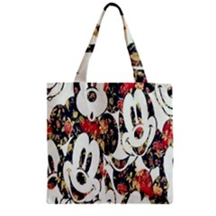 Mickey Mouse, Cartoon, Cartoon Character Zipper Grocery Tote Bag