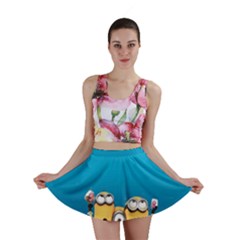Minions, Blue, Cartoon, Cute, Friends Mini Skirt by nateshop