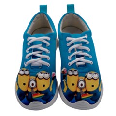 Minions, Blue, Cartoon, Cute, Friends Women Athletic Shoes by nateshop