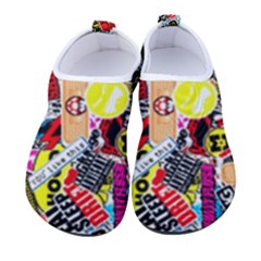 Sticker Bomb, Art, Cartoon, Dope Men s Sock-style Water Shoes by nateshop