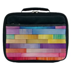 Rainbow Wood Lunch Bag by zappwaits