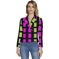 Women s Long Sleeve Revers Collar Cropped Jacket by VIBRANT