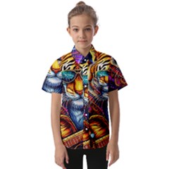 Tiger Rockingstar Kids  Short Sleeve Shirt