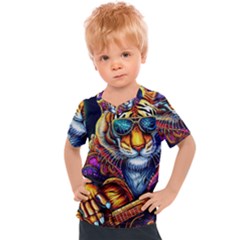 Tiger Rockingstar Kids  Sports T-Shirt