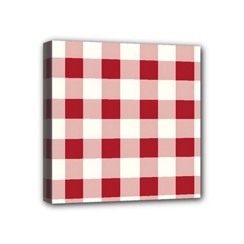 Gingham - 4096x4096px - 300dpi14 Mini Canvas 4  X 4  (stretched) by EvgeniaEsenina