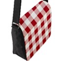 Gingham - 4096x4096px - 300dpi14 Flap Closure Messenger Bag (L) View2