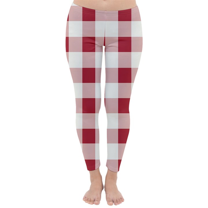 Gingham - 4096x4096px - 300dpi14 Classic Winter Leggings