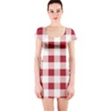 Gingham - 4096x4096px - 300dpi14 Short Sleeve Bodycon Dress View1