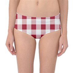 Gingham - 4096x4096px - 300dpi14 Mid-waist Bikini Bottoms by EvgeniaEsenina