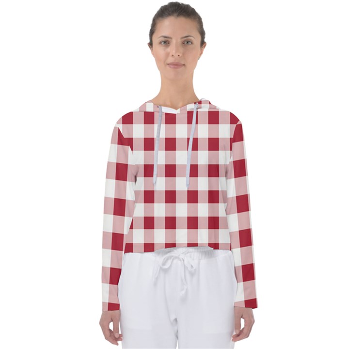 Gingham - 4096x4096px - 300dpi14 Women s Slouchy Sweat