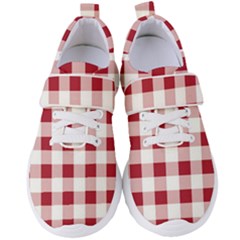 Gingham - 4096x4096px - 300dpi14 Women s Velcro Strap Shoes by EvgeniaEsenina