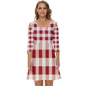 Gingham - 4096x4096px - 300dpi14 Shoulder Cut Out Zip Up Dress View1