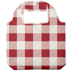 Gingham - 4096x4096px - 300dpi14 Foldable Grocery Recycle Bag by EvgeniaEsenina