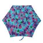 Mermaid Abstract Splatter Mini Folding Umbrella