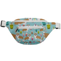 Welsh Corgis Dog Boba Tea Bubble Tea Cute Kawaii Fanny Pack by Grandong