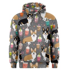 Welsh Corgi Dog Boba Tea Bubble Kawaii Men s Core Hoodie by Grandong