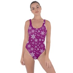 Purple Christmas Pattern Bring Sexy Back Swimsuit by Grandong