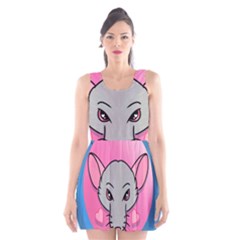 Rad Rat Studios Logo Scoop Neck Skater Dress by radratstudios